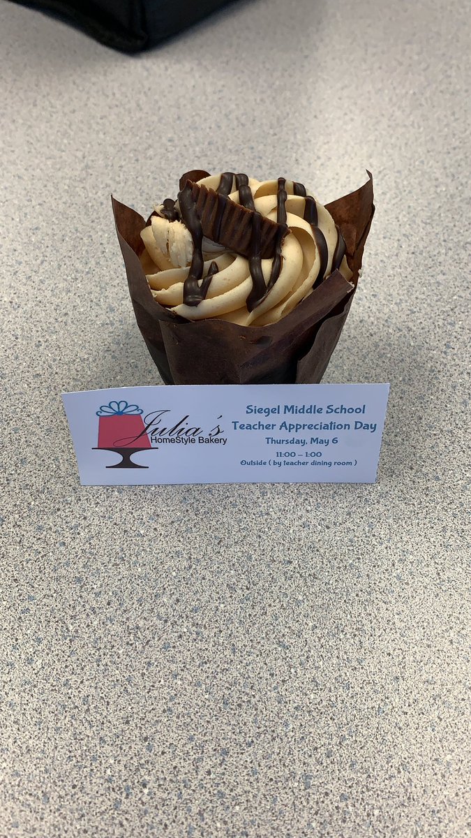 Feeling very appreciated today <a href="/SiegelMiddle/">Siegel Middle School</a> 💙