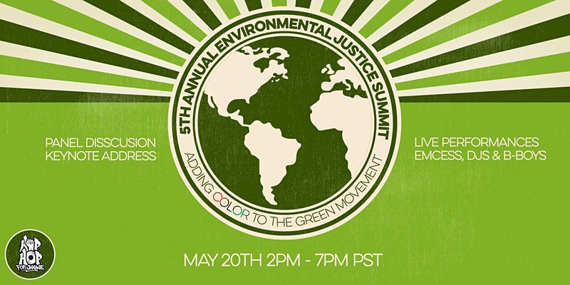 The Environmental Justice Summit is a bold platform for representation and activism that elevates and amplifies the voice and power of people of color as leaders in the Environmental Justice Movement. eventbrite.com/e/5th-annual-e… <a href="/HipHopforChang3/">HipHopForChange</a>