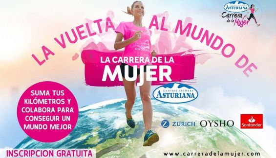 ¿Te apuntas al reto? Vamos a dar la Vuelta al Mundo con la Carrera de la Mujer dlvr.it/RzBpFN