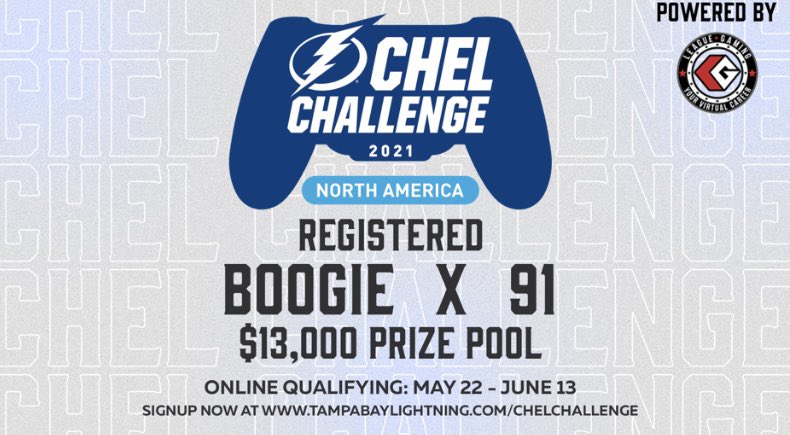 Im Participating in the Bolts Chel Challenge! #NHL21 #TampaBay #Bolts