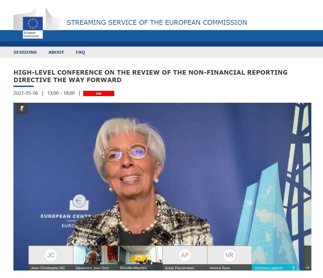 Sobre todas las cuestiones abordadas hoy en la conferencia #CSRD #NFRDreview nos quedamos con la idea de, como ha dicho Christine Lagarde <a href="/ecb/">European Central Bank</a>, valorarlo como una “oportunidad demasiado buena como para dejarla pasar." #Sostenibilidad @FinanzaSostenibles #ESG