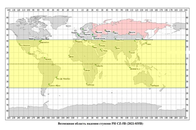 Los restos de un cohete chino fuera de control podrían impactar en la Tierra este fin de semana... E0uJGSRWQAIqzRN?format=jpg&name=small