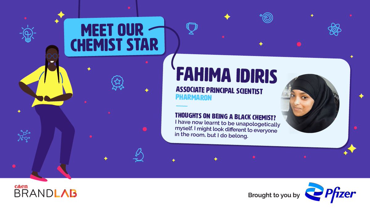 <a href="/SandiaLabs/">Sandia National Labs</a> During her postdoctoral studies, @Fahima_Chem <a href="/pharmaron/">Pharmaron</a> worked with the Open Source Tuberculosis consortium. By opening up the entire research cycle and abandoning secrecy, the development of new treatments may be accelerated, she says. #BlackinChem #BlackInSTEM #PfizerProud