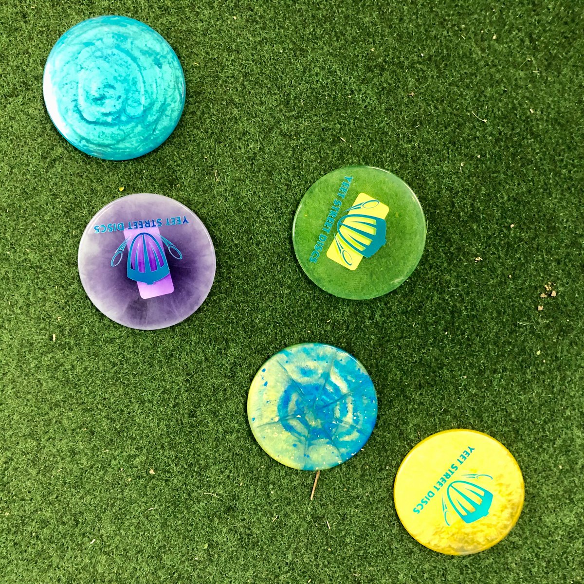 Only 5 of these sweet custom epoxy-dyed markers left. $6 each!