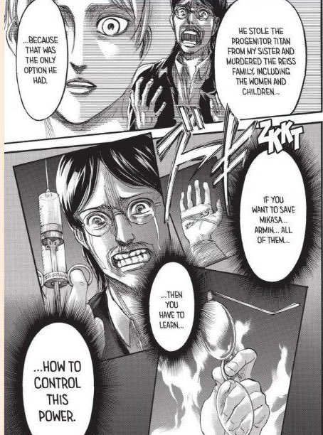 What shows Eren was in his way of seeing justice, interested in saving his friends in a point, & therefore motivated him to continue, is the fact he never stopped sending himself the memories : "If you want to save Mikasa, Armin and the others, continue your mission" 3 times
