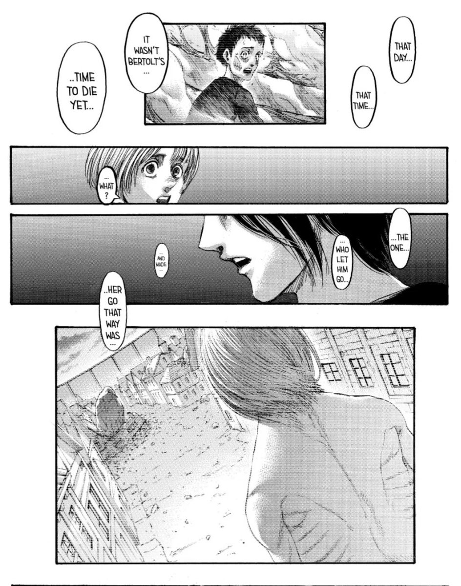 The death of Eren's mother, caused by the fact of guiding Dina to their home, was the main source of acquiring this goal. This created in him a deep hatred towards titans & pushed him to keep his head high until the end to achieve this. Indirect or not, it was something which