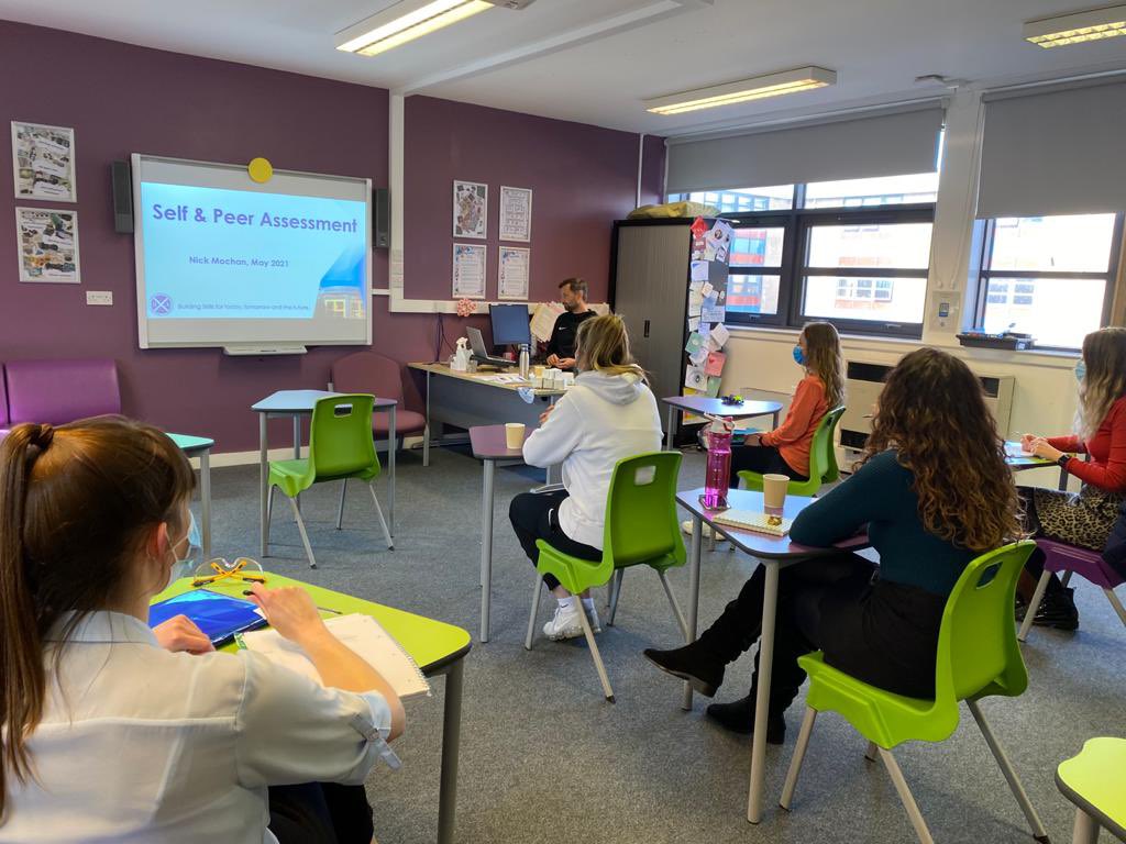 BanffAcademyBXA's tweet image. Today our staff Professional Learning Together programme focused on enhancing learner engagement through Self and Peer Assessment #improvingpedagogy #collaborativepractice