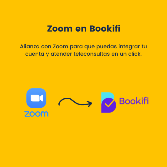 bookifi's tweet photo. Somos partners oficiales de Zoom 🎉

🚀De esta forma podrás recibir clientes por Bookifi y atenderlos de forma remota por Zoom. 

Para más información visita: https://t.co/swFIh9KcNI https://t.co/J0GZ34h62i