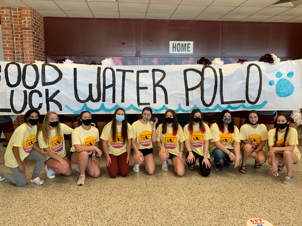Creek_Aquatics's tweet photo. And we're off!!! Girls State water polo championships 2021!! Check us out online tomorrow at 11:30 vs @RrhsSwim #itstimetoROAR
https://t.co/Nm67REJcJ1 https://t.co/0wTanJ84WV