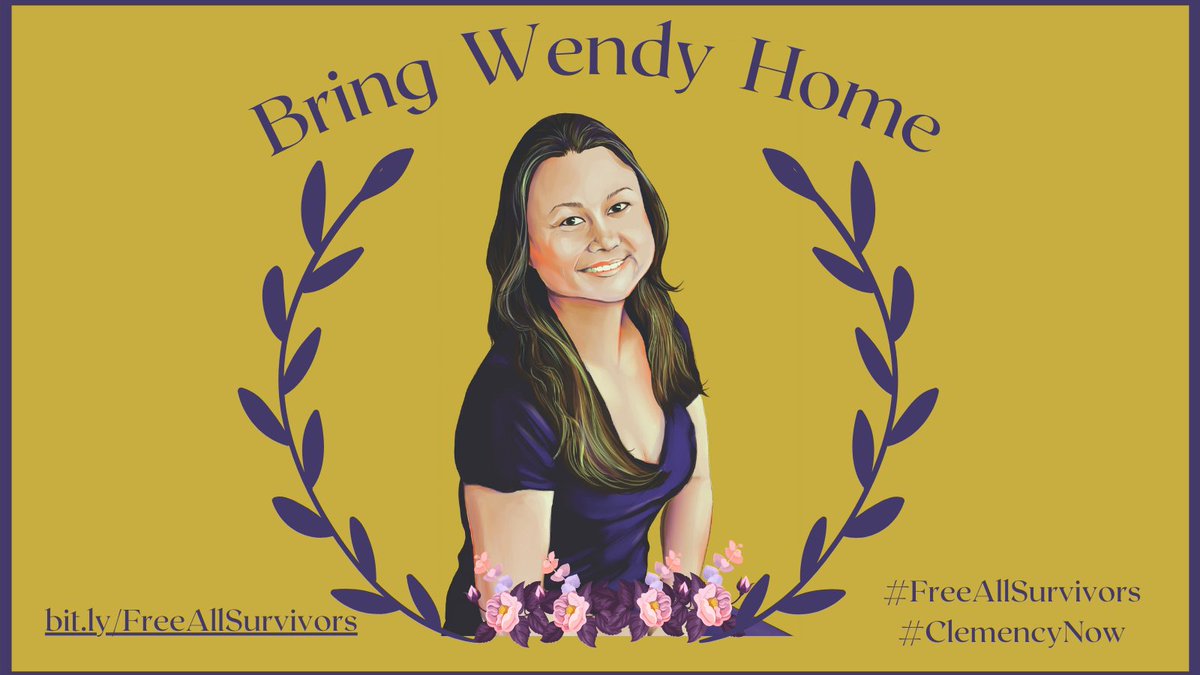 Please help us #FreeWendy, whose family is fighting for her return home. Wendy is a beloved mother, grandmother, daughter, and survivor of lifelong gender-based violence. Let’s #FreeAllSurvivors like Wendy and break the abuse-to-prison pipeline bit.ly/FreeAllSurvivo…
💛