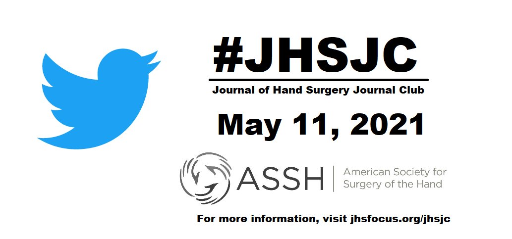 J Hand Surg Am Assh Tonight Is May S First Jhsjc Event Join Us 9pm Edt To Discuss 1 Botulinum Toxin Injections Costs Vs Surgery In Pediatric Pts W Cerebralpalsy