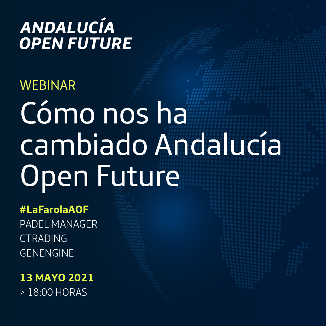 ⭐¿Nos vemos el jueves 13 <a href="/PadelManager/">PadelManager</a>, <a href="/ctradingio/">CTrading.io</a>, @genengineApp?

Estas 3️⃣ startups de éxito nos cuentan en este #webinar cómo evolucionaron sus proyectos en #LaFarola y sus anécdotas durante su trabajo en Andalucía Open Future.

¡A las 18.00! 
andalucia.openfuture.org/evento/como-no…