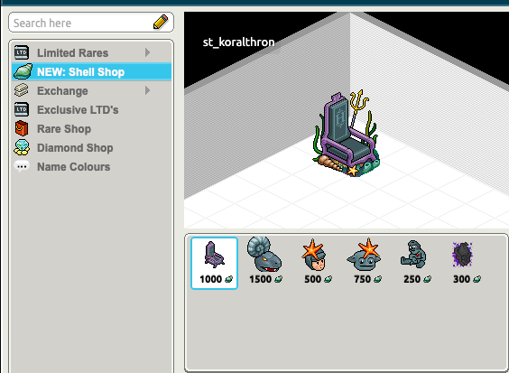 HotelWubbo's tweet image. Come check out the new rare furni line on wubbo.co.uk #shellshop perfect for building an underwater sea themed room! Also, check out the Rare weekly clothing as well whilst your at it! Also one of our users birthday today Klyford wish them a happy birthday!