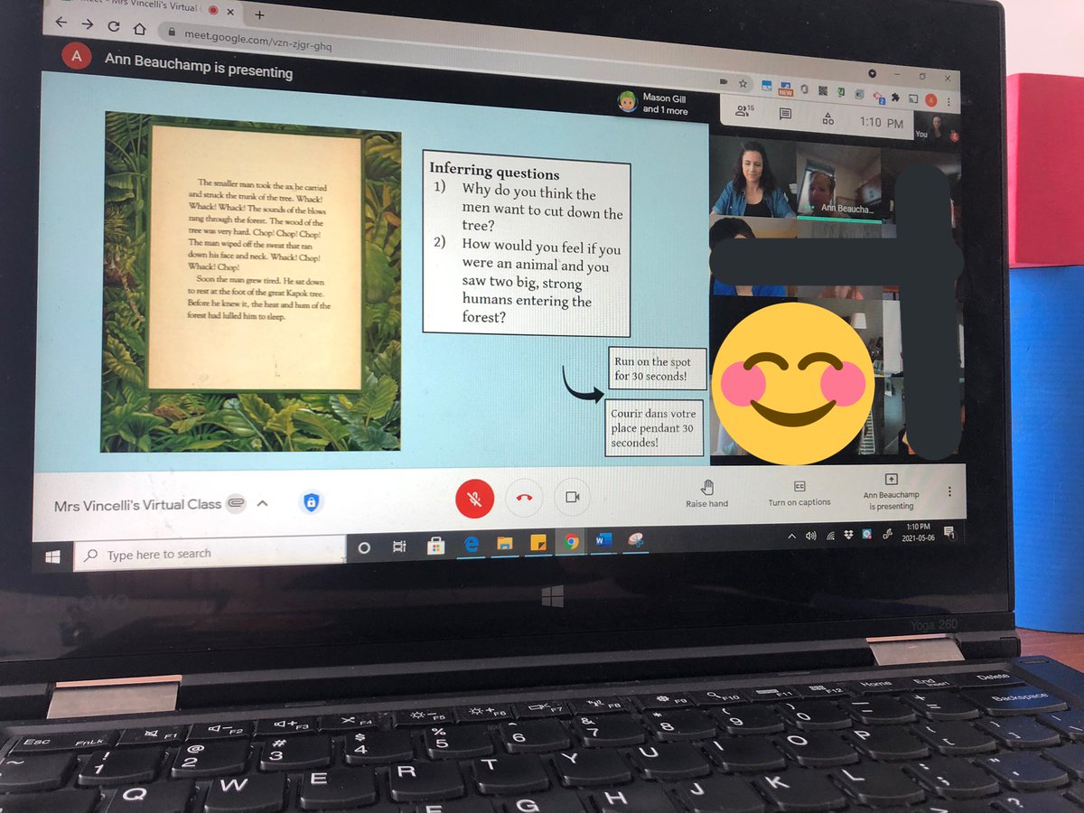 mrsvincelliSEAS's tweet photo. Thank you to Mrs Beauchamp for sharing a wonderful story with us this afternoon! We really enjoyed it! 🙂 @EASetonOCSB #ocsbeducationweek #ocsbHope https://t.co/dLlzDJvvFu
