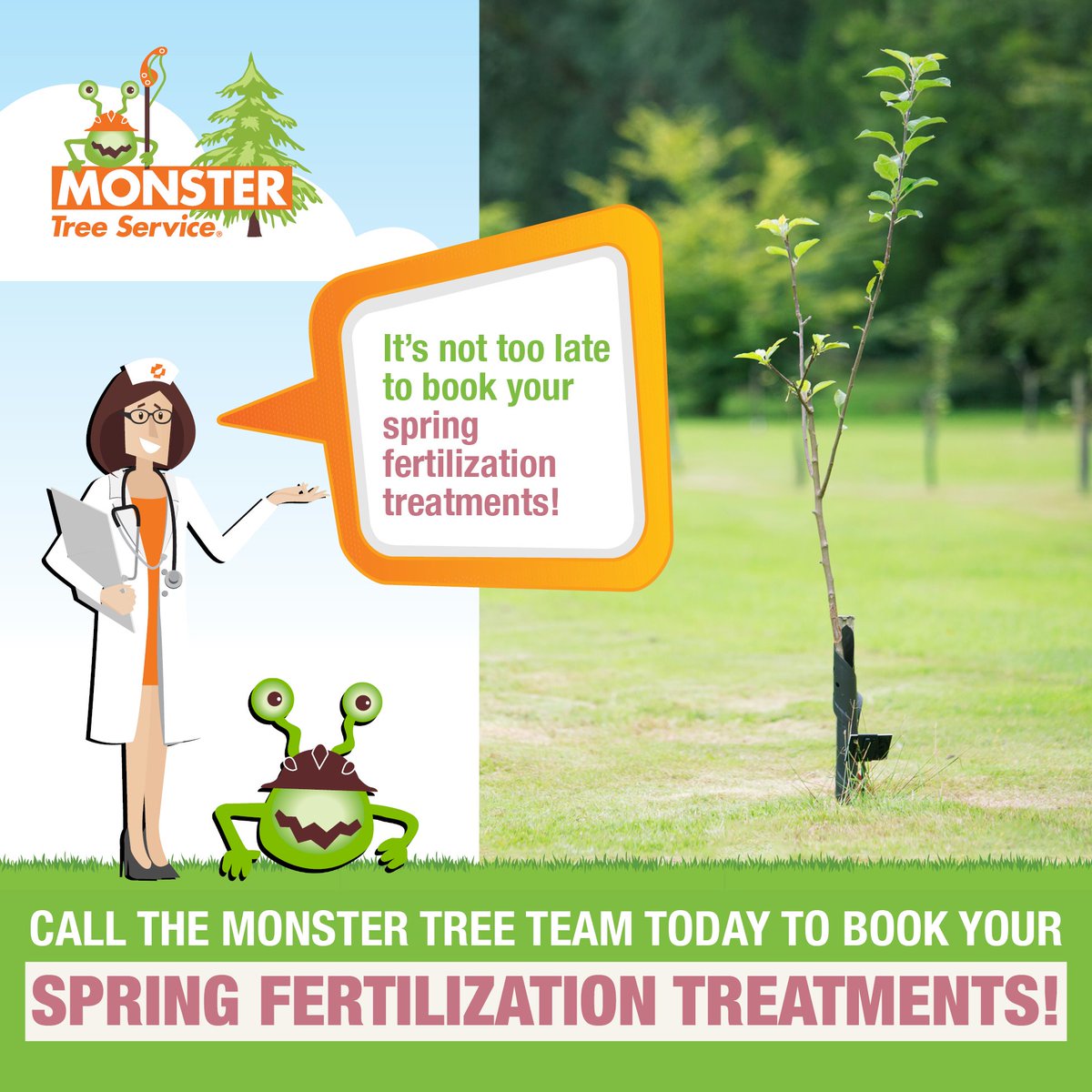 Monster_Careers's tweet image. Call #Monstertreeservice today to book your spring fertilization treatments!