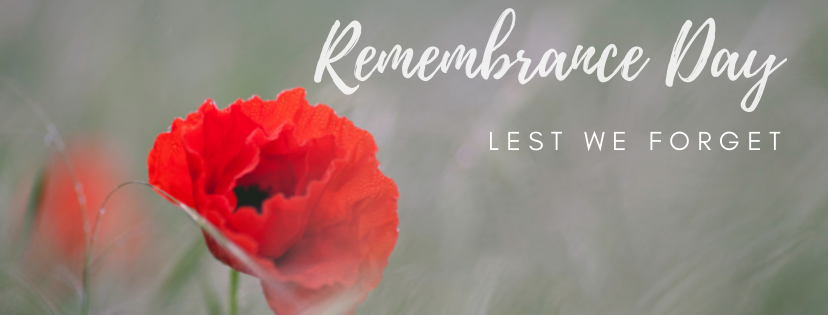 This Remembrance Day take a moment to reflect on everything you are thankful for and the brave people that made it possible!

#remembranceday #remember #LestWeForget #poppy #thankful