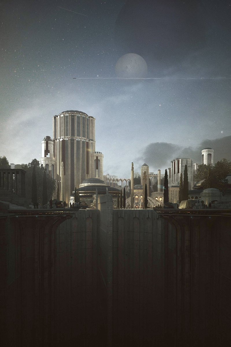 An sci-fi environment design.