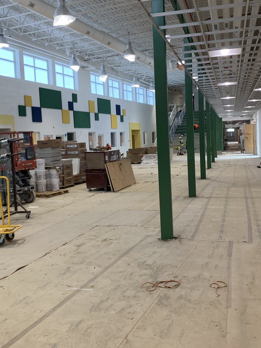 The NEW R.E. AYLOR is in its final weeks of construction. Making plans for the 2021-22 school year and we are so EXCITED!