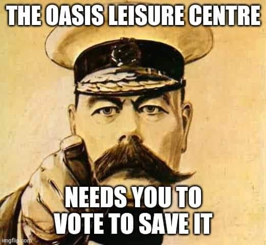 @SwindonLitFest the Oasis needs everyone support. Voting ends 10pm. #Swindon #Swindondeservesbetter #SavetheOasis #Wiltshire #LocalElections2021 #Elections2021 #voted #RenovatenotRaze #Oasis4allSeason #PollingDay #voted #SavetheOasis #savethedome #ACareerForEU #SaveOasisSwindon