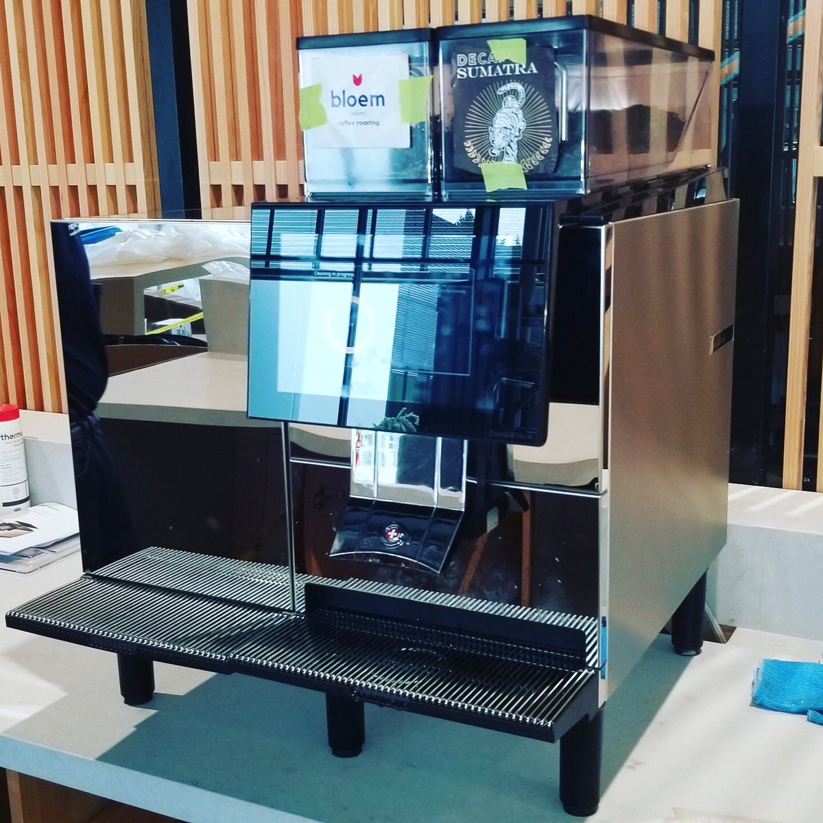 Another install in the books! Installed this Thermoplan Black and White 4 yesterday afternoon! Awesome machine and a happy customer!
•
•
•
#thermoplan #espresso #espressomachine #coffee #phoenixcoffee #oregoncoffee #pdxcoffee #lacoffee #seattlecoffee #espressoshot #coffeebreak