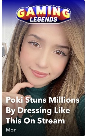 PokiBruh's tweet image. Gotta love Snapchat "gaming news"