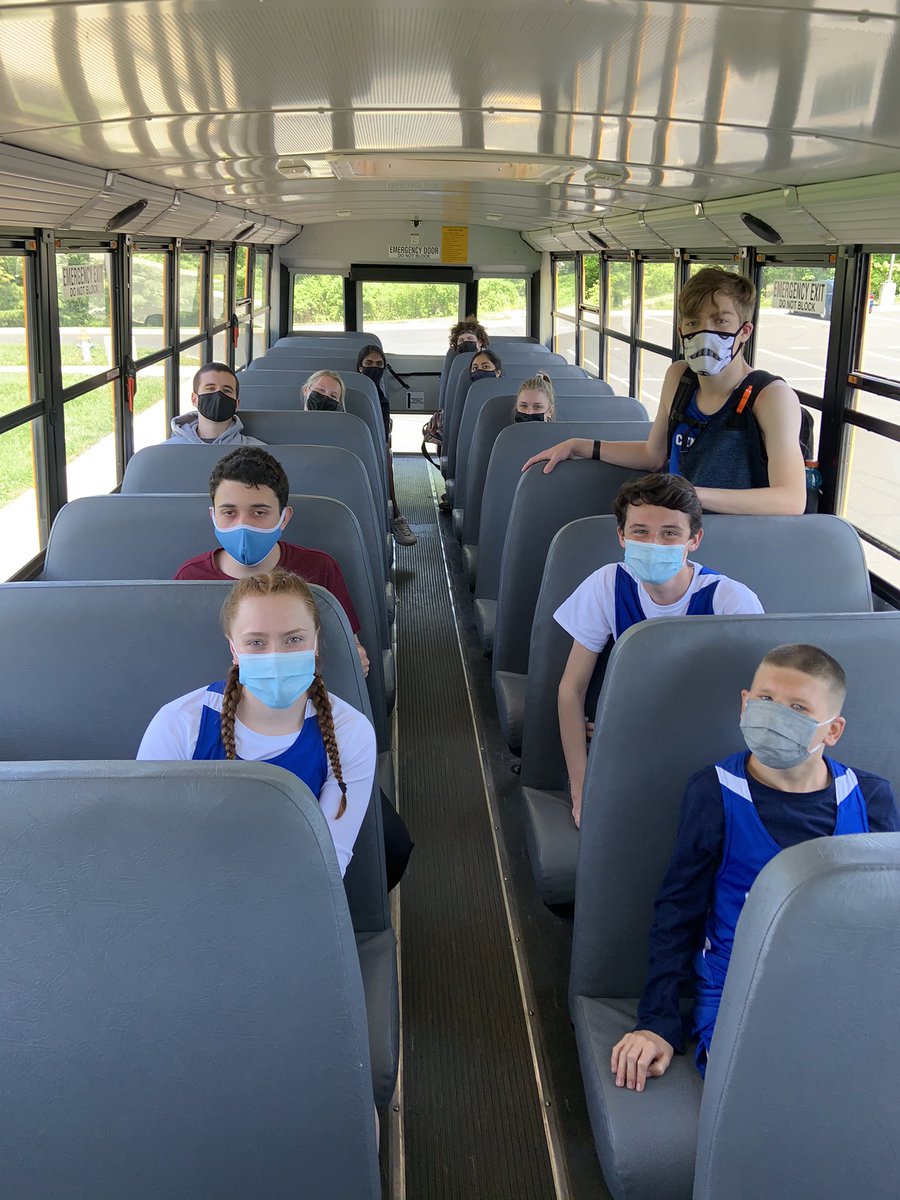 On our way to our first away Unified meet!  Go Titans!!! 💙