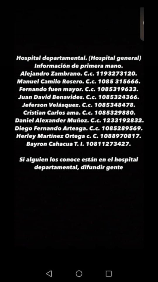 _soynia_'s tweet photo. AYUDEMOS A DIFUNDIR

⚠️⚠️⚠️⚠️⚠️⚠️⚠️⚠️⚠️

#ParoNacional6M 
# https://t.co/SuvXofOHkS