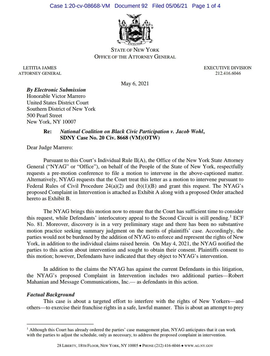 gal_suburban's tweet photo. OAG found #JacobWohl & #JackBurkman hiding behind a #SHAM org #Project1599 violated state & federal laws by orchestrating robocalls to threaten & harass Black communities w/disinfo: claims mail-in voters would have personal info disseminated to law enf, debt collectors & the gov. https://t.co/Yuns3ryg5j