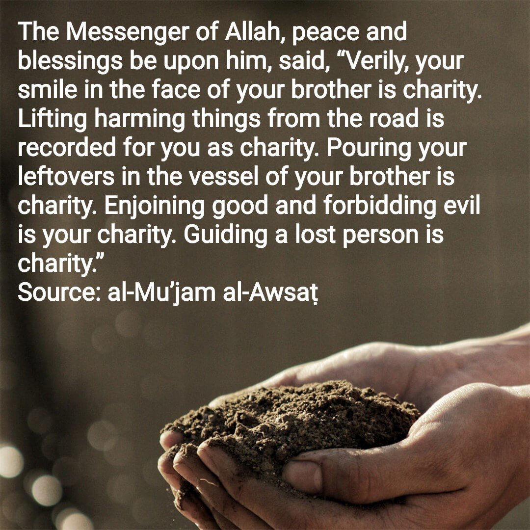 FarahnazZahidi's tweet photo. The very many ways of earning Allah's Pleasure, taught to us by Allah's beloved. ❤ﷺ
#RamdanDay23
#smile #charity #sadaqa #help #share
#Sunnah #TheUltimateTeacher #OurRoleModel #ProphetMuhammad https://t.co/yRZAgbLLUA