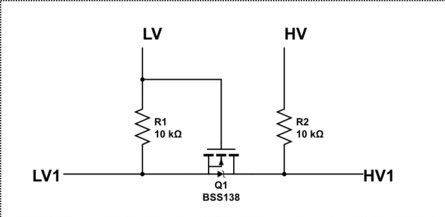 Does a BSS138 circuit such as below work even if both HV and LV are connected together? (I.e. both running at 3.3V) Asking for a last minute schematic modification :)