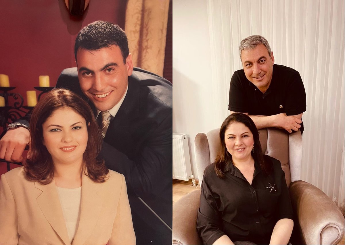Eşimle belki de ilk fotoğraflarımızdan...
Bir #20yearschallenge da benden gelsin...

Her iki fotoğraf da Edirne’de çekildi.
20’de de, şimdi de! 
Hep #Edirne 💚