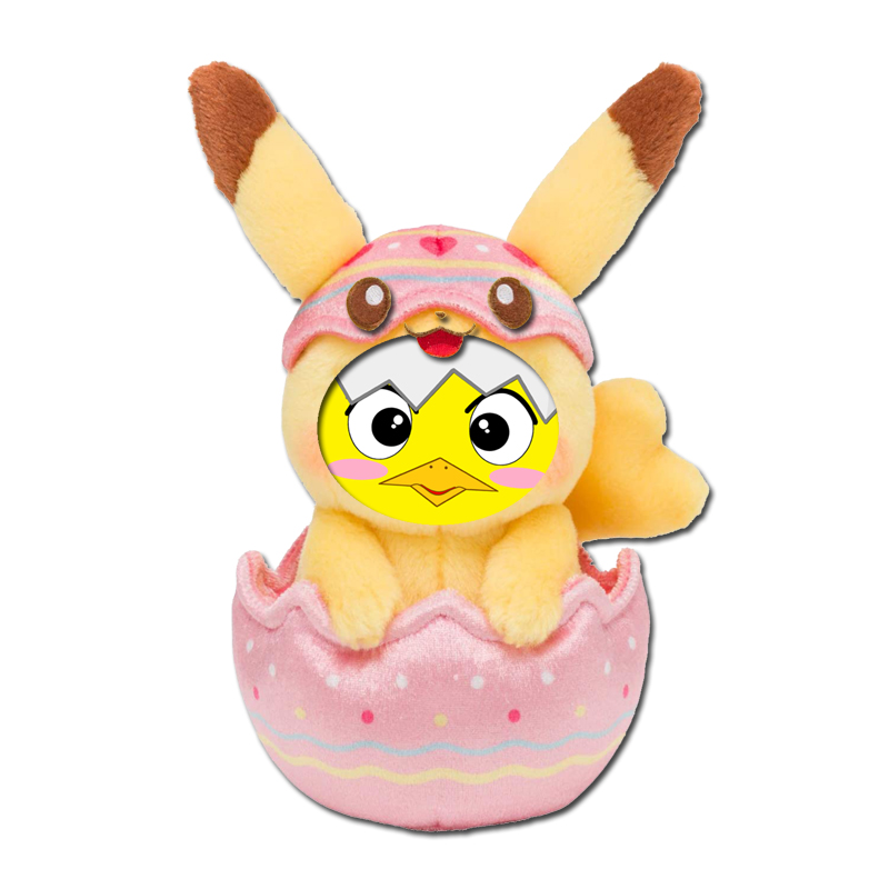 ピッピピピッピ ٩ ө ۶ 着ぐるみを着たピッピだよ 今回は たまごごっこのピカチュウピッピだよ たまごに入って何してるのかな W ピカチュウ ポケットモンスター ポケモン たまごごっこ 着ぐるみ ぬいぐるみ キャラクター T Co