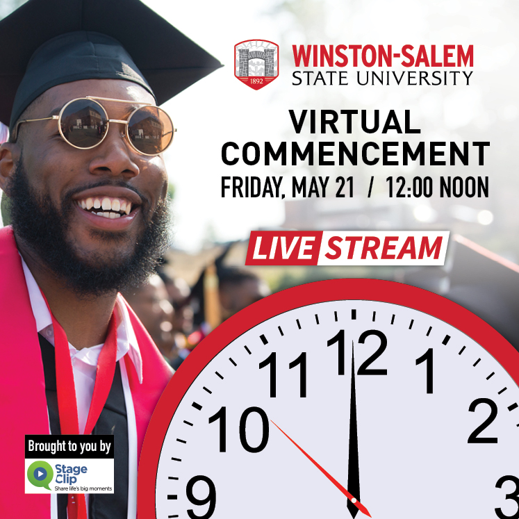 WSSU (@wssurams) on Twitter photo Deadline coming up fast #WSSU21 to participate in your optional Virtual Ceremony. You must submit your StageClips slide info by May 9 to be included. If you have not received the email w/ the link to opt-in, please email commencement@wssu.edu immediately! bit.ly/32Cf1Pp Deadline coming up fast #WSSU21 to participate in your optional Virtual Ceremony. You must submit your StageClips slide info by May 9 to be included. If you have not received the email w/ the link to opt-in, please email commencement@wssu.edu immediately! bit.ly/32Cf1Pp