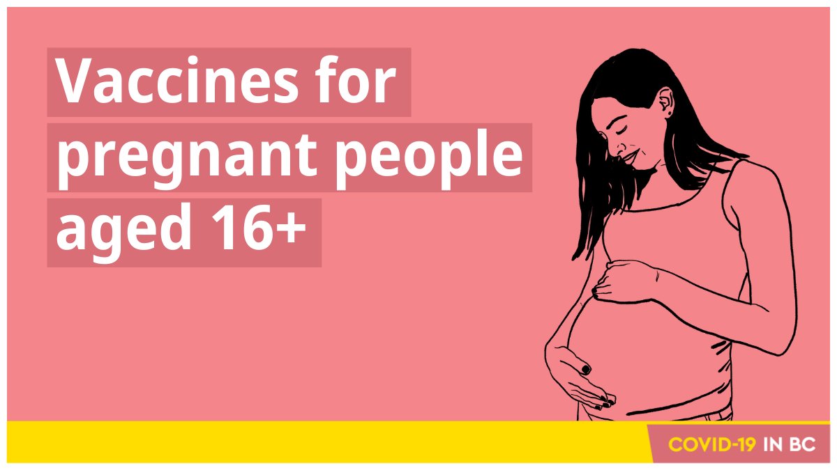 If you are pregnant, you can get vaccinated quickly following these two steps:
1. Register, if you haven’t already, at gov.bc.ca/getvaccinated
2. Then phone 1-833-838-2323 to book — tell them you are pregnant. (2/2)