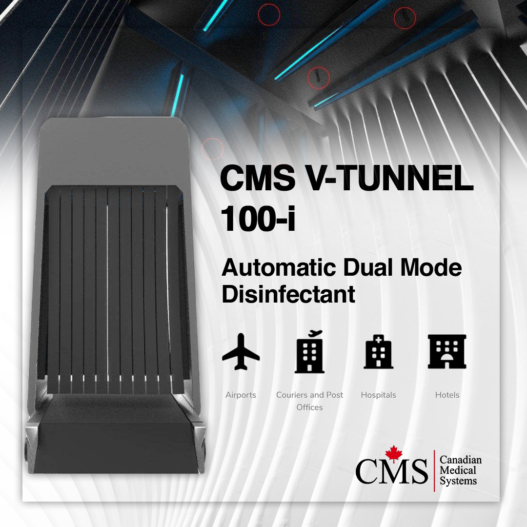 CanadianMedSys's tweet image. The CMS V-Tunnel 100-i is an industry-standard health and safety solution to eradicate the disease-causing agents that harm and threaten us most in our daily lives.

Visit our website to become a distributor.

Canadian Medical Systems 🍁
canadianmedicalsys.com