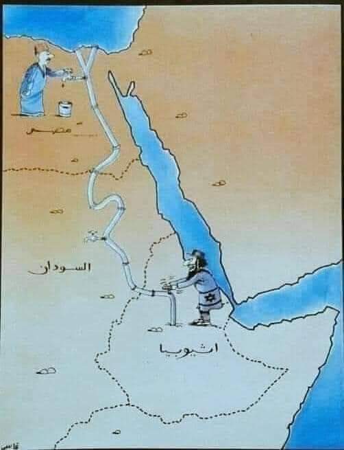 ( دعوة للتأمل ) هذه الصورة نشرت بجريدة بلندن عام ١٩٩٠