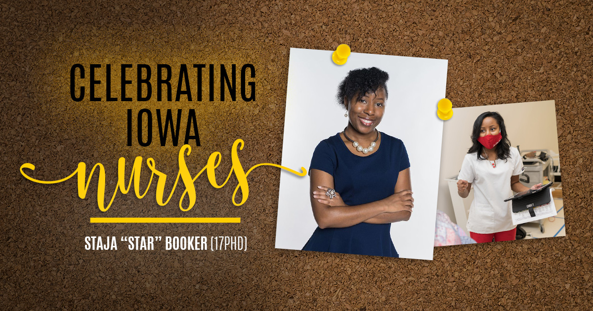 “My experience at Iowa helped shape my approach to research and gave me a solid foundation to be a strong scientist/academician.” --@DrStarBookerPhD (17PhD) #nursesweek foriowa.info/nursesweek