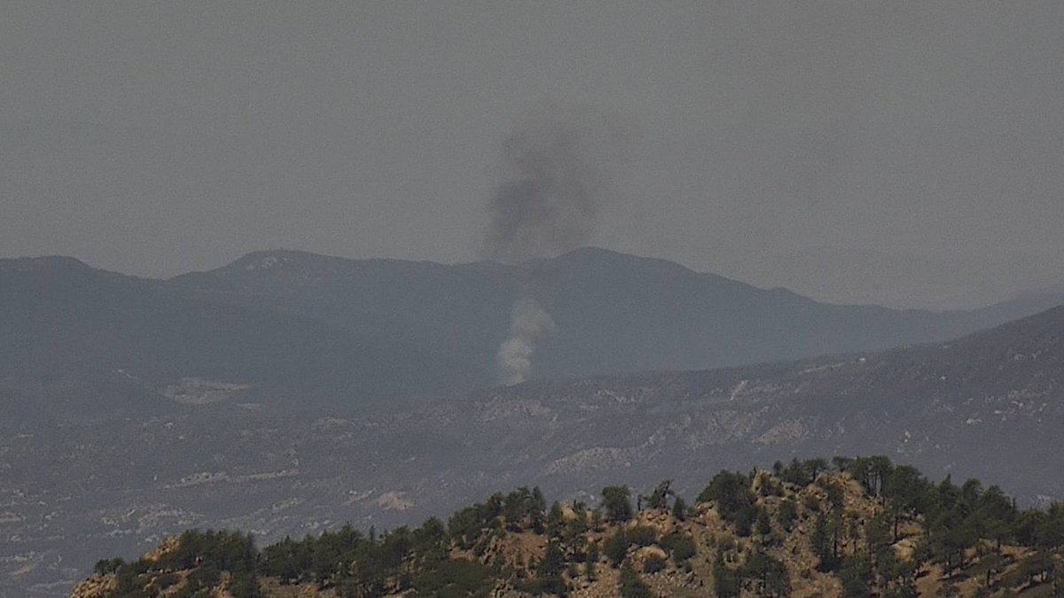 engineco16's tweet photo. #CaryFire #Anza Tripp Flats Rd / Juan Diego Flats Rd @SanBernardinoNF Getting a little increase in activity. https://t.co/4bV1cj6BXf