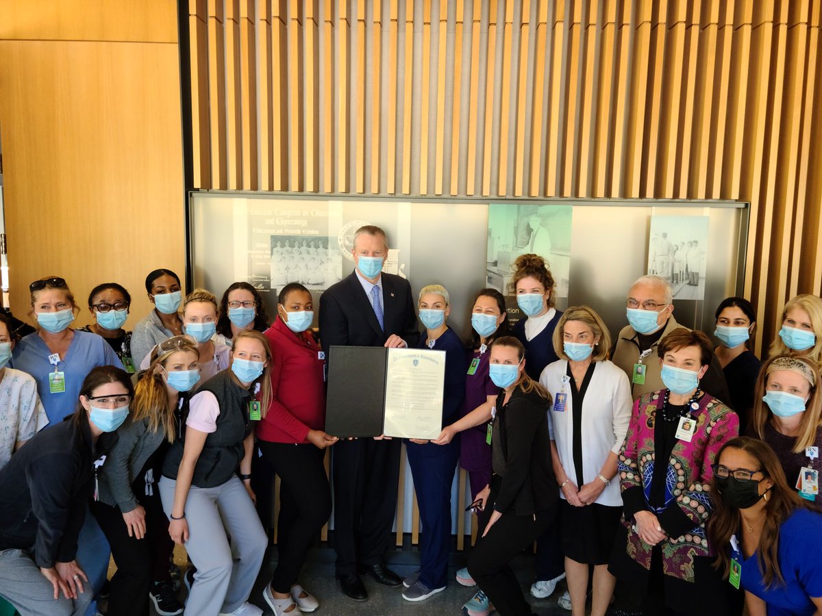 We are proud to welcome <a href="/MassGovernor/">Governor Maura Healey</a> who visited nurses today at the Mass General Brigham vaccine clinic at Assembly Row in honor of #NursesDay. Congratulations to all the nurses who exceeded the distribution of 50,000 vaccines.
