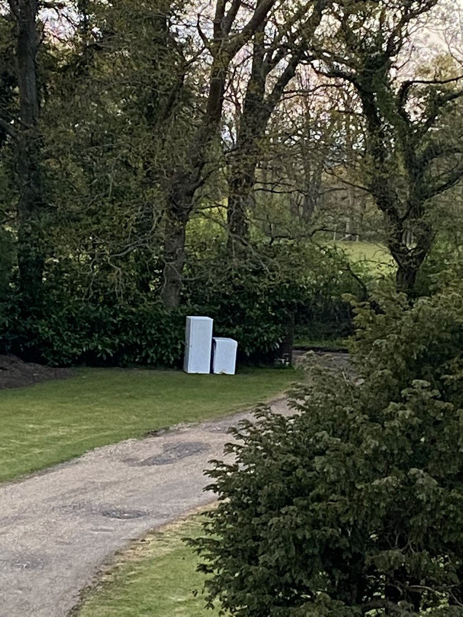 My grandmother used to become complicit in plans to dump white goods on my father’s land (largely cajoled by my other grandmother, his mother, still alive and dangerous). As I looked out a window at my parents’ place earlier I saw a dumped fridge and washing machine and smiled.