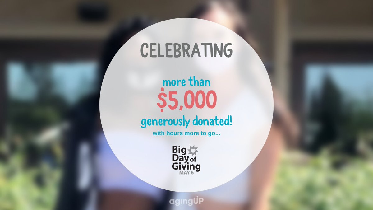 aging_UP's tweet photo. We are more than halfway towards our #bdog2021 goal, with over $5k raised so far! Thank you for your generosity. Every dollar raised goes directly toward our services of empowering youth from foster care. Consider donating $15 or more. Thank you! https://t.co/lrkVYdXbC2
#agingup https://t.co/oDkRMT8rvl