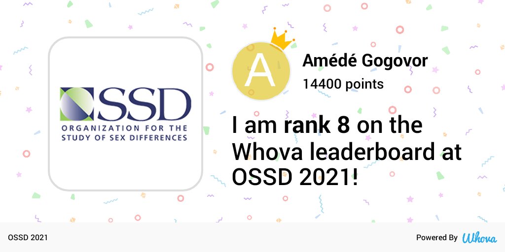 AgogovN's tweet photo. I made it! #8 on the leaderboard at #OSSD2021 via Whova event app https://t.co/MO60GKYbEi https://t.co/jwDRcUwvA2