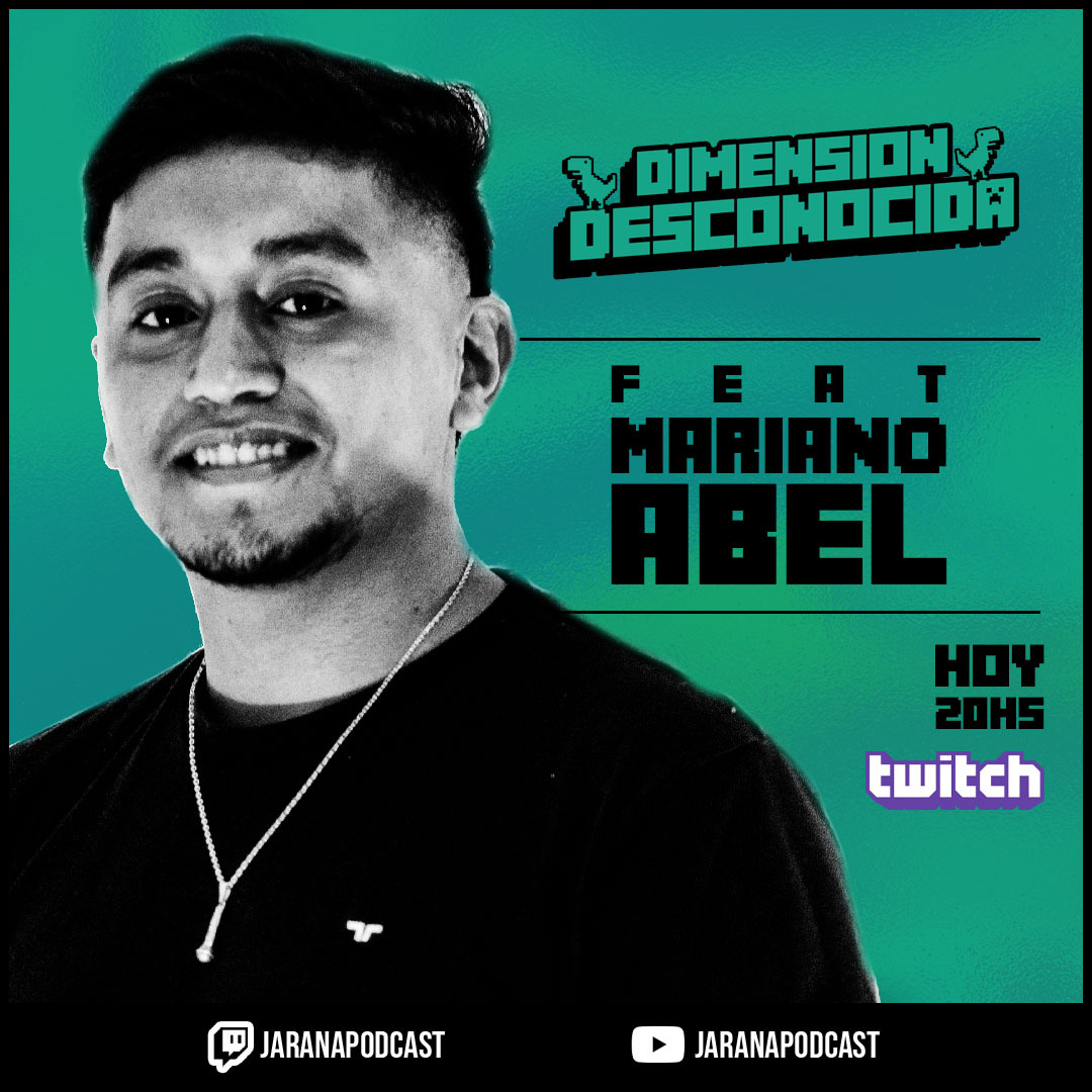 jaranapodcast's tweet photo. HOY 20HS #DimensiónDesconocida 📺

Además de hablar de las cosas que realmente importan, nos visita Mariano Abel 🎤 con quien vamos a estar charlando y cantando un rato. 

👉 Te esperamos, como siempre, en nuestro canal de Twitch https://t.co/Lll9DXCJzw

Yo que vos, me sumo 😎 https://t.co/fBLcX11f2O