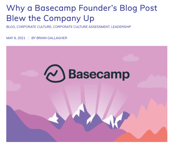 FollowAlisonT's tweet photo. Everyone is talking about what went down at Basecamp. Here's @bsgallagher's take for @EthicalSystems 

https://t.co/BT4R0Y1tNl https://t.co/rNs6CcWJ9Q