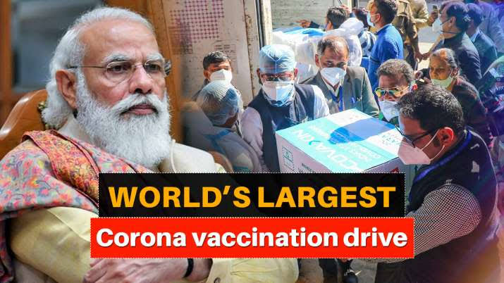 Needless to say we have already undertaken the world's largest vaccination drive.  #LargestVaccineDrive (7/n)