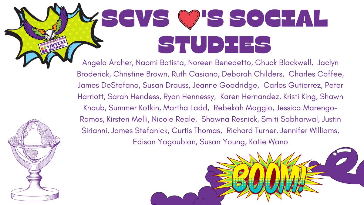 Even social media heroes make mistakes. When we posted our Social Studies superheroes we missed two awesome teachers, Mrs. Wano and Mrs. Young. We knew we had to repost so we didn't leave these heroes off our list!