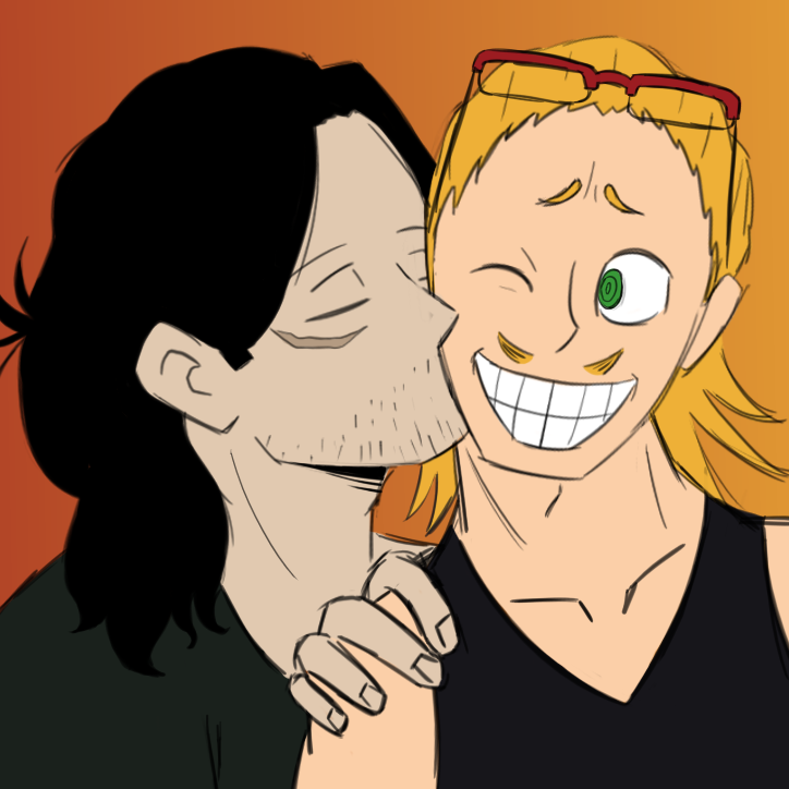 JaggidArt's tweet photo. Close-ups of my allerasermight piece (idc who's in the pairs, as long as my boys are happy ^^) #erasermic #allmic #erasermight https://t.co/EkzqIAI0Mq