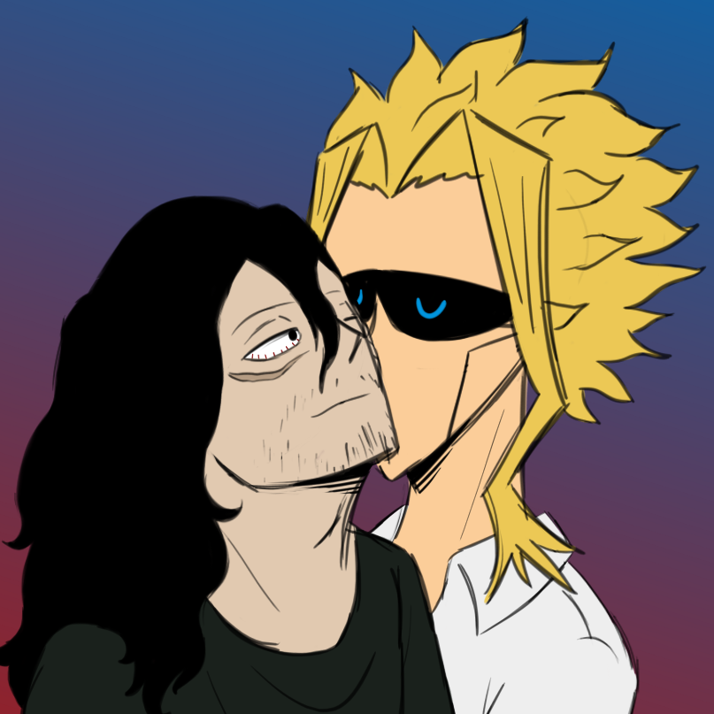 JaggidArt's tweet photo. Close-ups of my allerasermight piece (idc who's in the pairs, as long as my boys are happy ^^) #erasermic #allmic #erasermight https://t.co/EkzqIAI0Mq