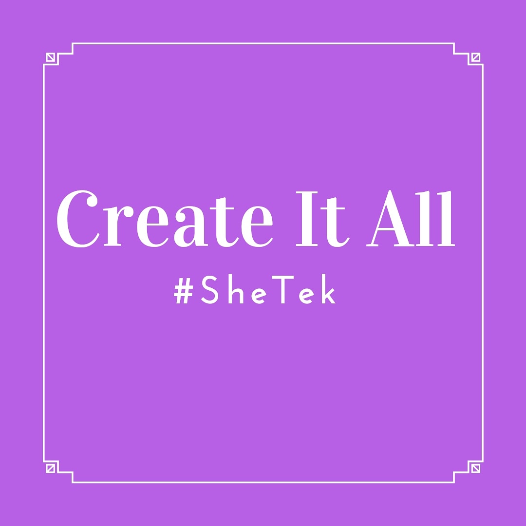 SheTekCon's tweet photo. CREATE IT ALL. There is nothing that you can't create to tell a story. If least one person can understand and relate, that's an accomplishment.

#SheTek #SheTekConference #SheTekFilmFestiva #Creativity #TheArts #Entertainment https://t.co/jDhO472dpS