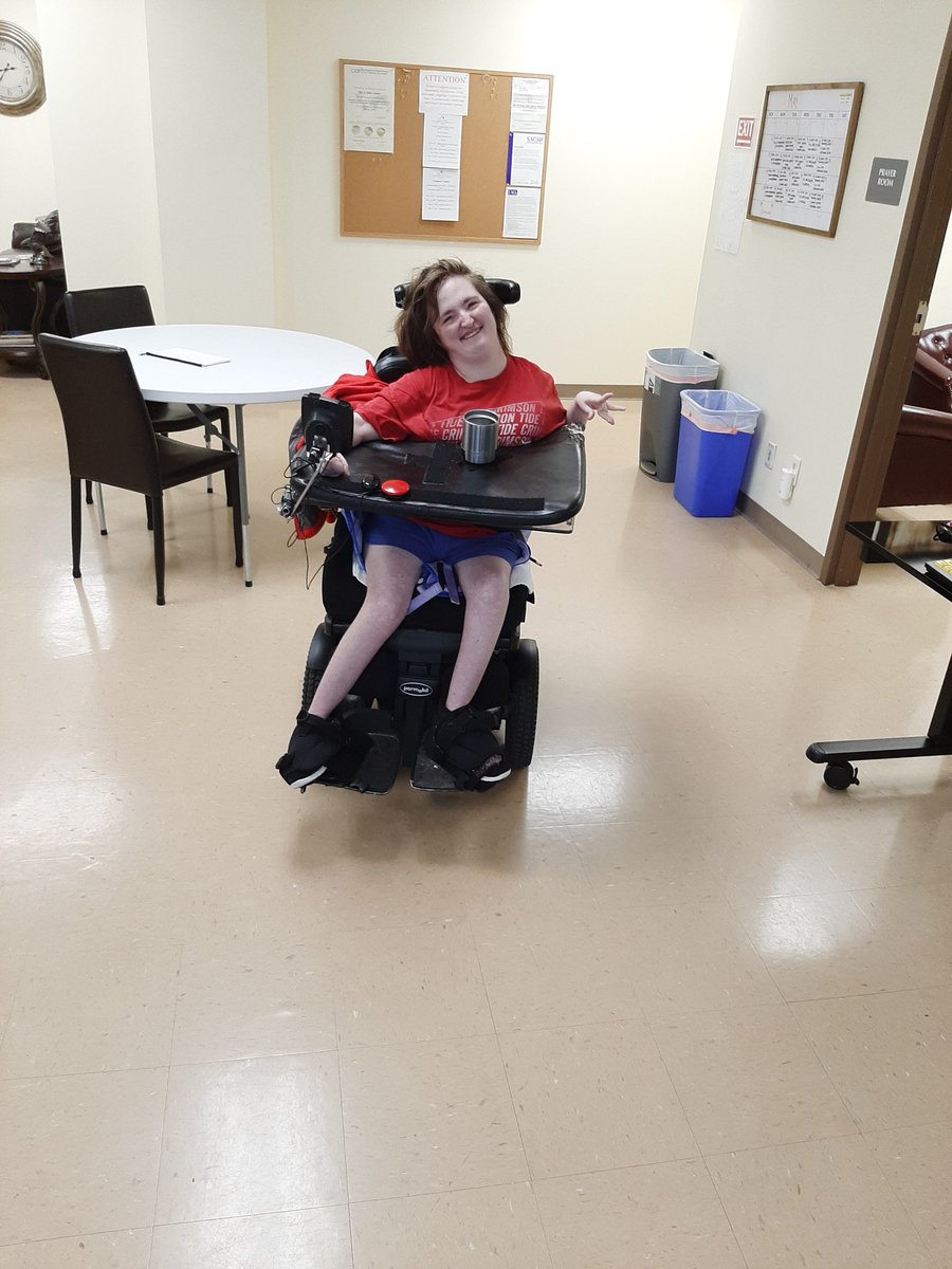 lorenzotbrown's tweet image. We are so happy to have Alicia Finley back with us. Today is her first day out since the pandemic began. #isable #isablecenter